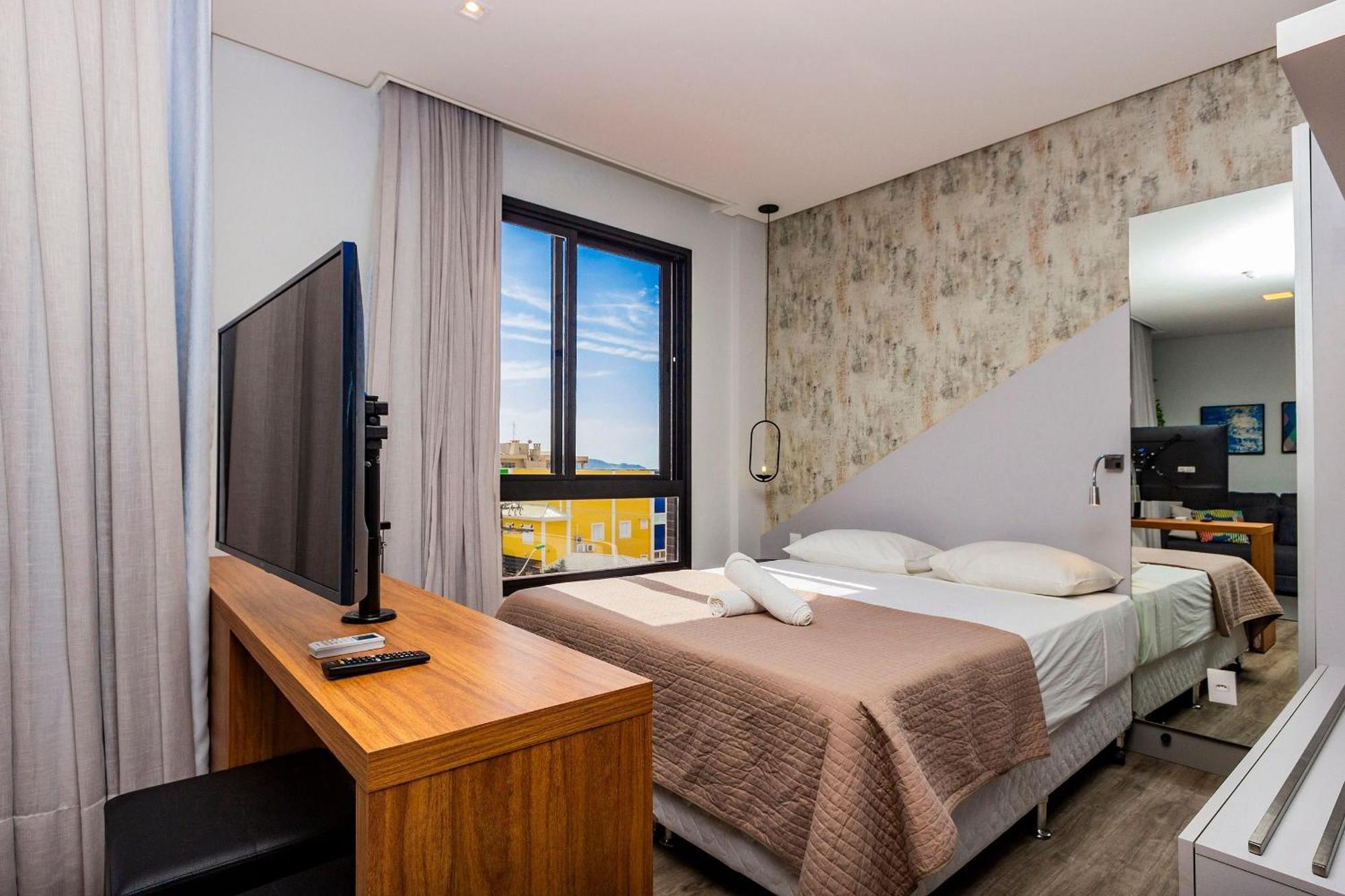Aion Suites 205 - Lindo Apartamento Com Vista Para O Mar, A 60M Da Praia De Bombinhas, Com Piscina E Academia No Rooftop. Zewnętrze zdjęcie
